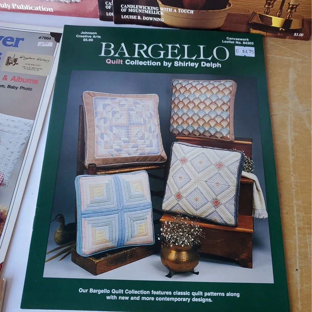Cross Stitch Pattern Lot 11 Serendipity Designs Carolyn Meacham 4 WAY BARGELLO